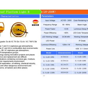 REXPLOSION-PROOF PLATFORM LIGHT B