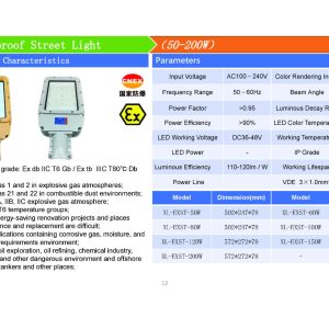 EXPLOSION-PROOF STREET LIGHT