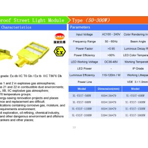 EXPLOSION-PROOF STREET LIGHT MODULE